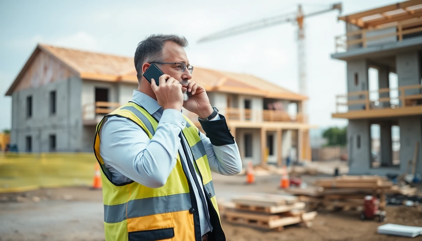 Asesor de Vidica coordinando entrega de materiales en obra