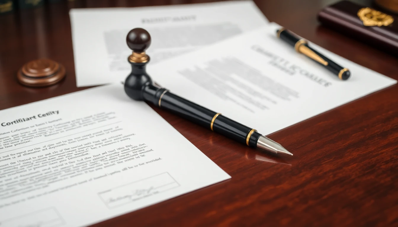 Documentos legales y contrato de servicios de Vidica