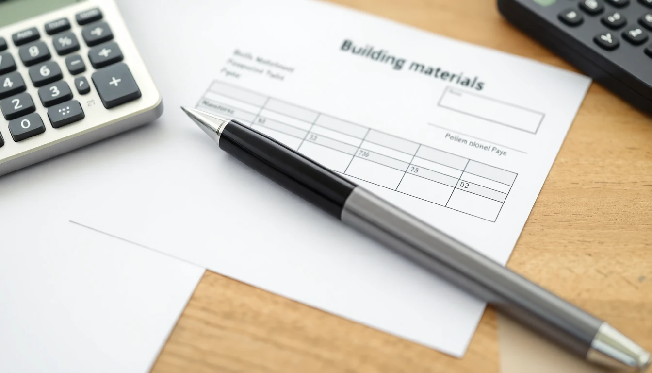 Servicio de cotización de materiales